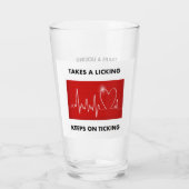 Verre Prend un lèchement - continue au coutil (Dos)