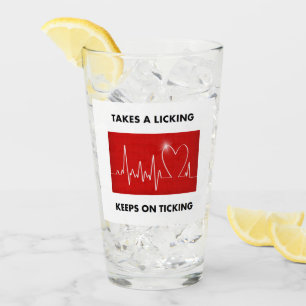 Verre Prend un lèchement - continue au coutil