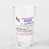 Verre Prescription RX pour la bière (Devant)