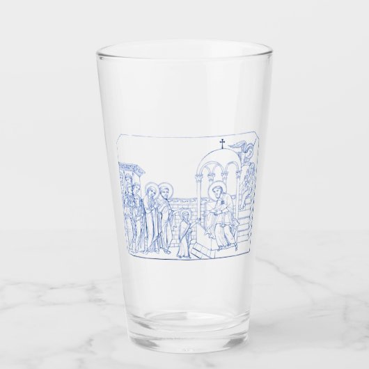 Verre Présentation de la Sainte Vierge Marie (Devant)