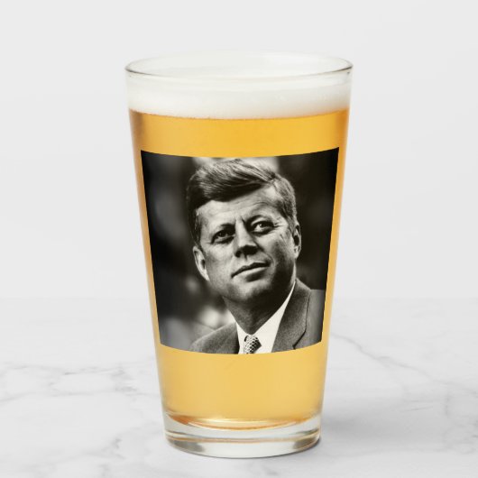 Verre Président de John F. Kennedy (Devant (rempli))