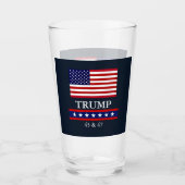 VERRE PRÉSIDENT DONALD TRUMP GLASS (Devant)