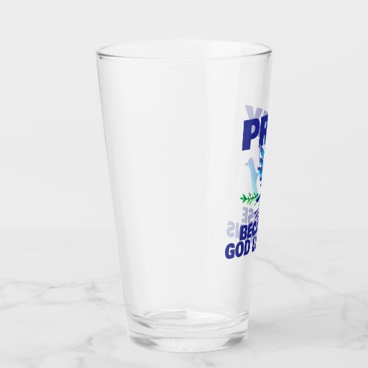 Verre PRIE parce que Dieu écoute (Droite)