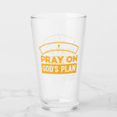 Verre Priez et faites confiance au plan illimité de Dieu (Dos)