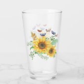 Verre printemps de tournesol (Dos)