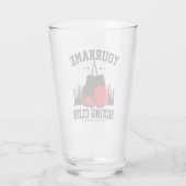 Verre Pro Boxer AJOUTER NOM Gants rouges Boxer Ring Trai (Dos)