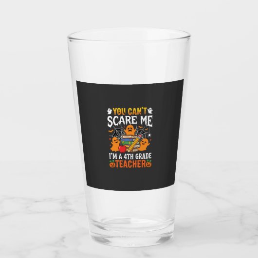 Verre Prof de 4e Halloween Ghost drôle (Devant)