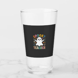 Verre Prof Enseignant Fantôme Mignon Halloween Design_1