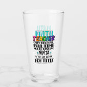 Verre Professeur De Mathématiques Seulement Parce Que Mu (Dos)