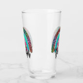 Verre Professeur Rainbow - Empreinte de léopard coloré (Gauche)
