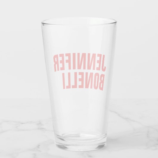 Verre Professionnel minimaliste moderne en blanc (Dos)