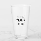 Verre Professionnel moderne personnalisé (Dos)