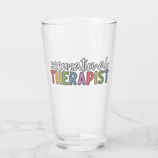 Verre Professionniste-Thérapiste - Cadeaux OT (Devant)