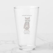 Verre Profitez De Votre Vacance Mischievous Raccoon (Dos)