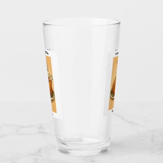 Verre Profitez simplement de la dinde (Droite)