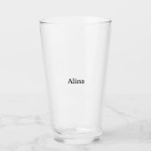 Verre Promotion de la marque 16oz (Devant)
