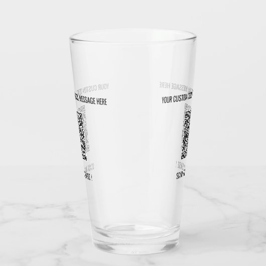 Verre promotionnel de numérisation de code QR - vo (Droite)
