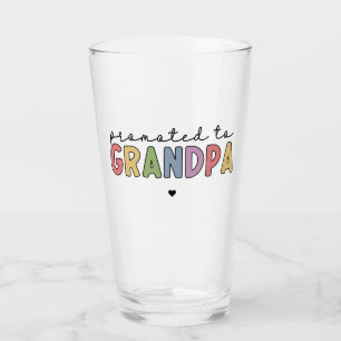 Verre Promu à grand-père Nouveau grand-père pour être de