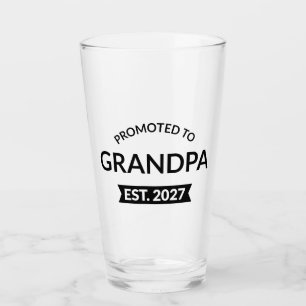 Verre Promu Grand-père Estimé 2027 Nouveau Papa II