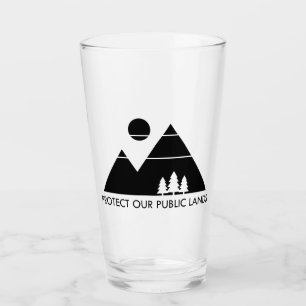 Verre Protéger nos terres publiques Montagne