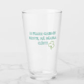 Verre Proverbe gaélique Saint Patrick (Devant)