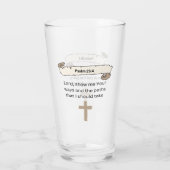 Verre Psaume 25:4 (Dos)