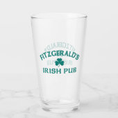 Verre Pub irlandais de Fitzgerald  (Dos)