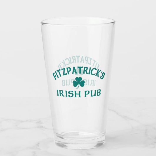 Verre Pub irlandais de Fitzpatrick (Dos)