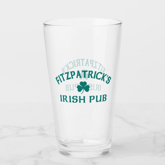 Verre Pub irlandais de Fitzpatrick (Devant)