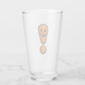Verre Pumpkin Halloween Exclamation Mark Glass (Dos)