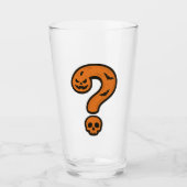 Verre Pumpkin Halloween Question Mark Glass (Devant)