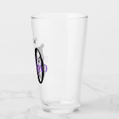 Verre Purple 50 et anniversaire fabuleux avec nom (Gauche)