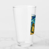 Verre Pyramides nocturnes étoilées Sphinx Egypte (Droite)