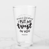 Verre Quand j'ai peur, je mets ma confiance en vous Cita (Devant)