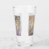 Verre Quatre fleurs, Alphonse Mucha (Devant)