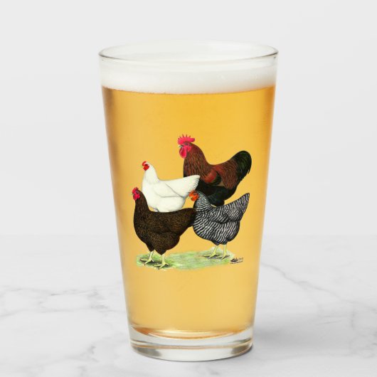 Verre Quatuor de rock Plymouth (Devant (rempli))