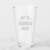 Verre Que les Shenanigans commencent la Saint Patrick (Dos)