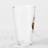 Verre Québec Canada Cercle retro en détresse (Droite)