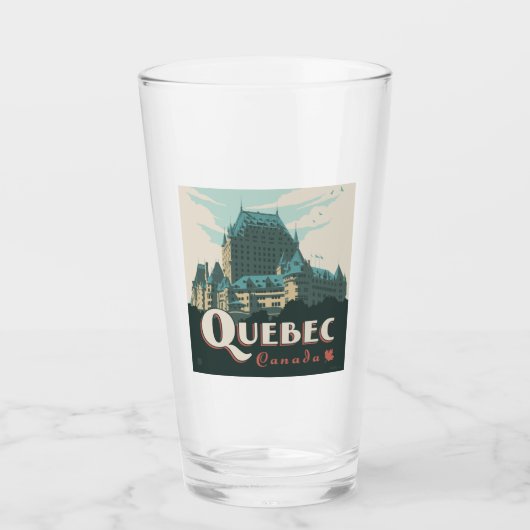 Verre Québec Canada | Château Frontenac (Devant)