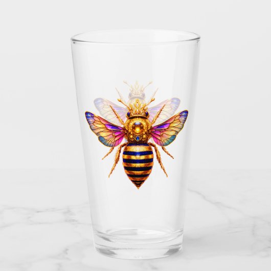 Verre Queen Bee With Crown (Devant)