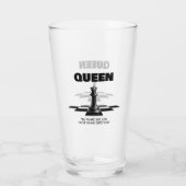 Verre Queen Chess Sachez Qu'Elle Peut Se Déplacer Dans N (Dos)