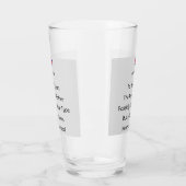 Verre Queen's Royal Toast Funny Novelty Beverage Glass (Gauche)