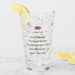 Verre Queen's Royal Toast Funny Novelty Beverage Glass<br><div class="desc">Il s'agit de la reine et "Un toast royal" avec cette amusante bière en verre de nouveauté avec un arrière - plan gris clair (gris). Vous êtes d'accord, c'est un toast bien beau, alors pourquoi ne pas le jeter sur un verre de 16 oz ! En outre, nous aimons la...</div>