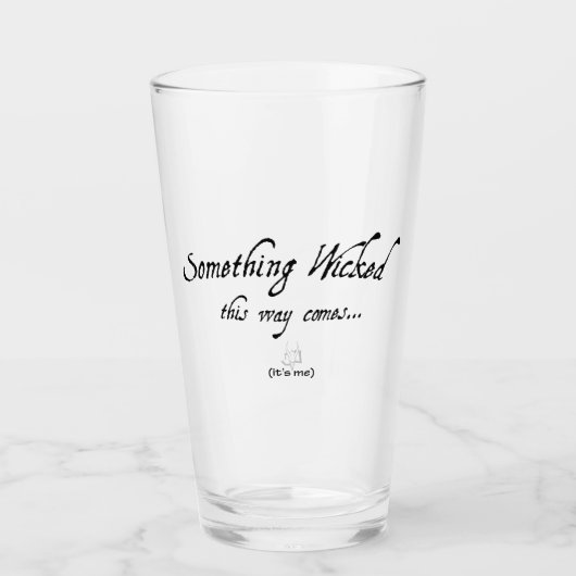 Verre Quelque chose de méchant (Devant)