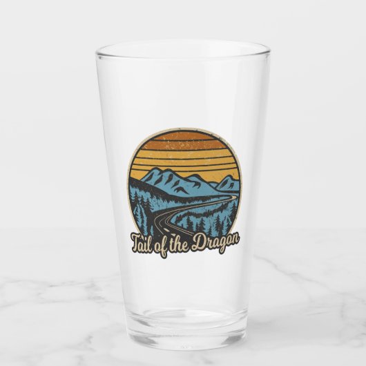 Verre Queue Du Dragon Retro (Devant)