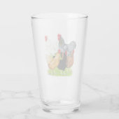 Verre Quintette de poulet liée au sexe (Dos)