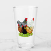 Verre Quintette de poulet liée au sexe (Devant)
