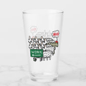 Verre Quitter le travail (Devant)