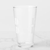 Verre Rad Papa blanc cool de typographie moderne (Gauche)