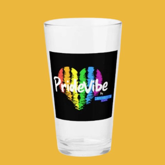 Verre Rainbow Heart PrideVibe : Boire avec fierté